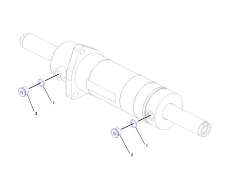 STEERING CYLINDER | CATERPILLAR | TH355B | 219-8772