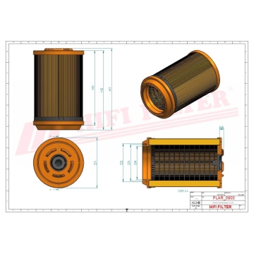 AIR FILTER OUTER  | CATERPILLAR | 320D2 | 528-7222