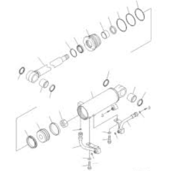 CYLINDER ASSEMBLY | KOMATSU | GD675-7EO | 707-G0-03080
