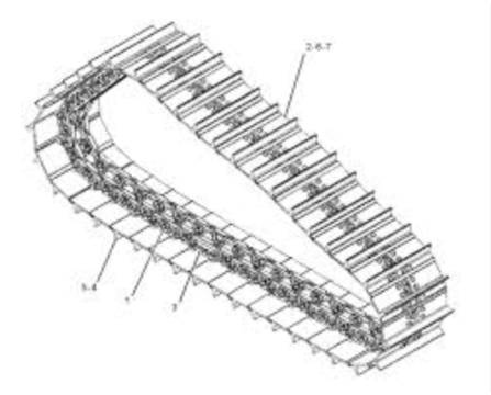TRACK LINK ASSY 46 LINK | CATERPILLAR | D6N | 289-3717