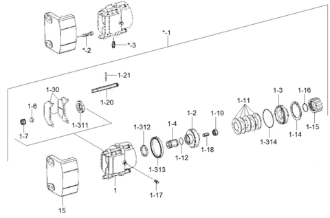 BRAKE CALIPER | HYUNDAI | HL770-7A | ZGAQ-01618