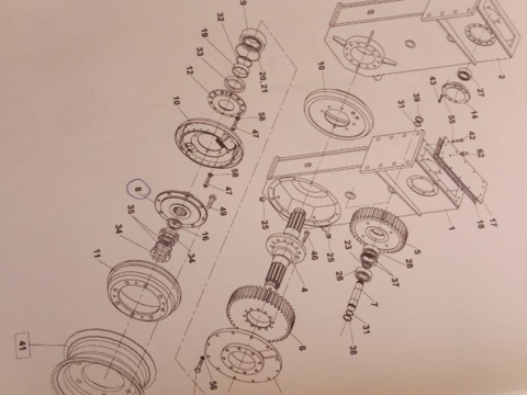 FLANGE REAR AXLE | Ammann | AP240H | ND015192