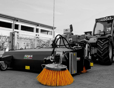 SWEEPER 2400 MM WITH SIDE BRUSH WITH QFIT FOR AGRI TELEHANDLER AND HYDRAULIC VALVE | JCB | 003000501